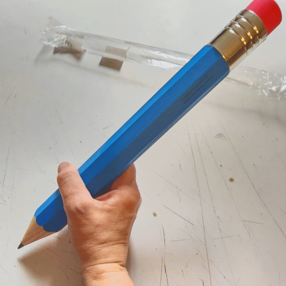 4/$21❤ OVER 1 FOOT LONG JUMBO WOODEN PENCIL MULTIPLE COLORS AVAILABLE FUNNY GIFT